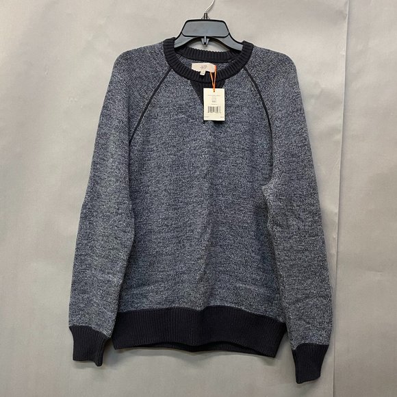 NWT! Jack Spade Men Blue Watkins Crewneck Sweater Large - Picture 2 of 4